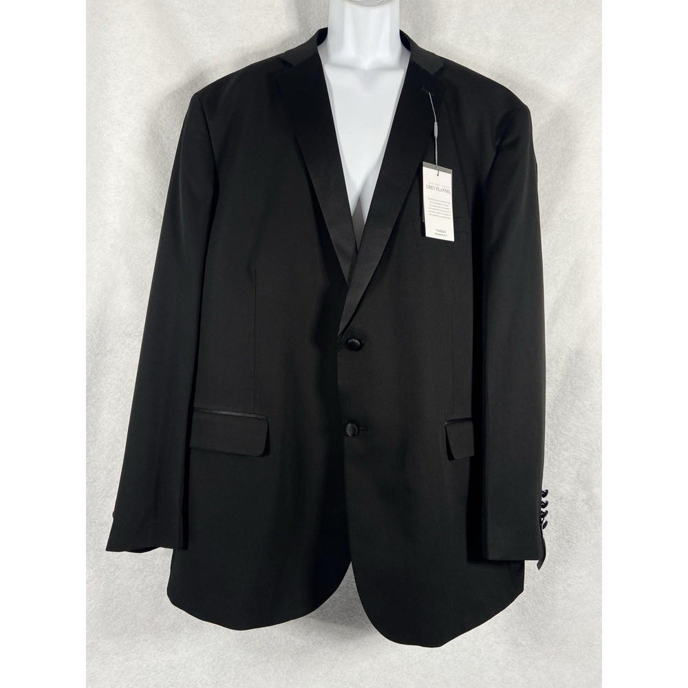 Geoffrey Beene Tuxedo Jacket Mens 54L Black Blazer Formal Old Money New